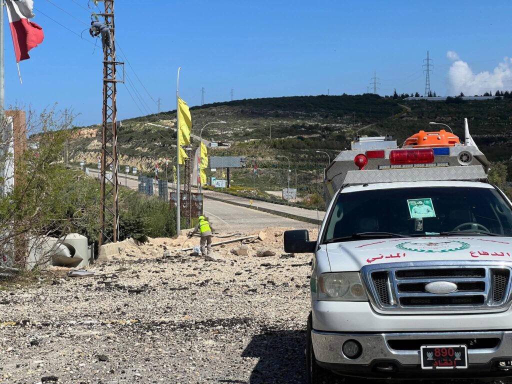 FB_IMG_1774505999775-1024x768 إعادة التيار الكهربائي إلى الزرارية والخرايب وأرزاي بعد استهداف القاسمية