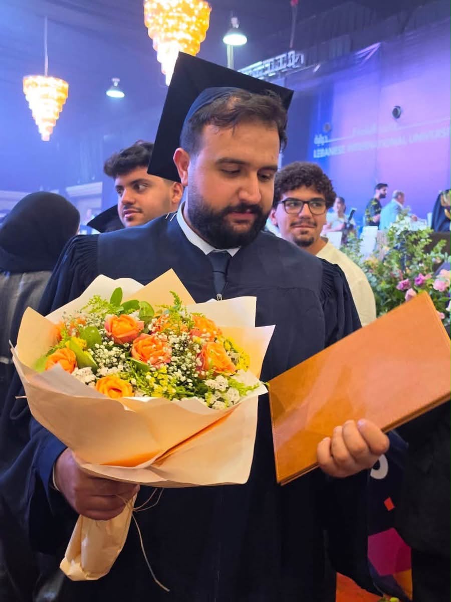 IMG-20260920-WA0052 هشام وهبي، نجل الإعلامي سامر وهبي، يتخرّج في اختصاص علوم الكمبيوتر من LIU – النبطية
